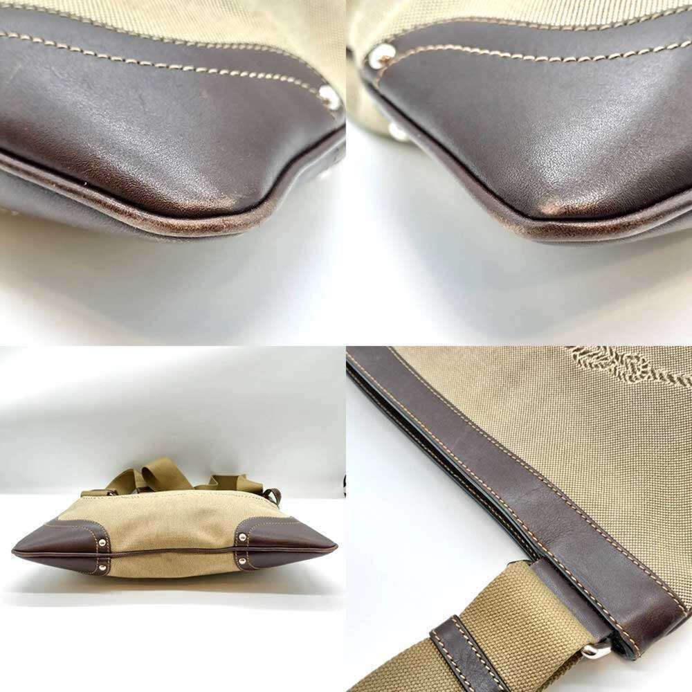 PRADA Brown Leather Shoulder Bag - Picture 3 of 5